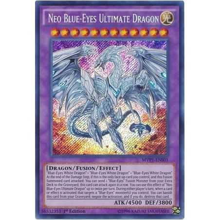 Neo Blue-Eyes Ultimate Dragon (Secret Rare) – Movie Pack Secret Edition | Carta YUGIOH en México