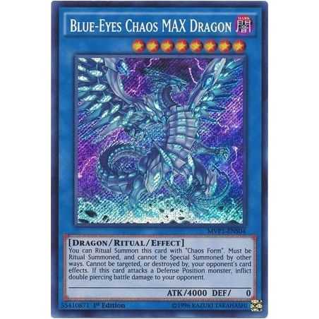 Blue-Eyes Chaos MAX Dragon (Secret Rare) – Movie Pack Secret Edition | Carta YUGIOH en México