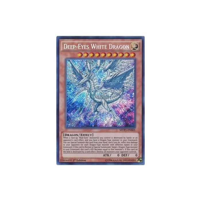 Deep-Eyes White Dragon (Secret Rare) – Movie Pack Secret Edition | Carta YUGIOH en México