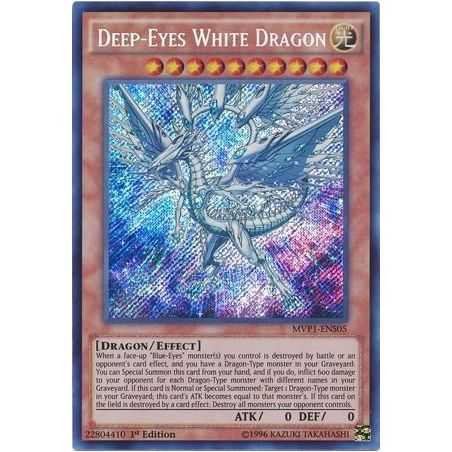 Deep-Eyes White Dragon (Secret Rare) – Movie Pack Secret Edition | Carta YUGIOH en México