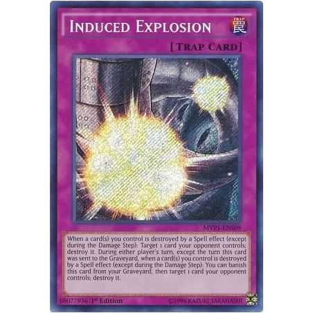 Induced Explosion (Secret Rare) – Movie Pack Secret Edition | Carta YUGIOH en México