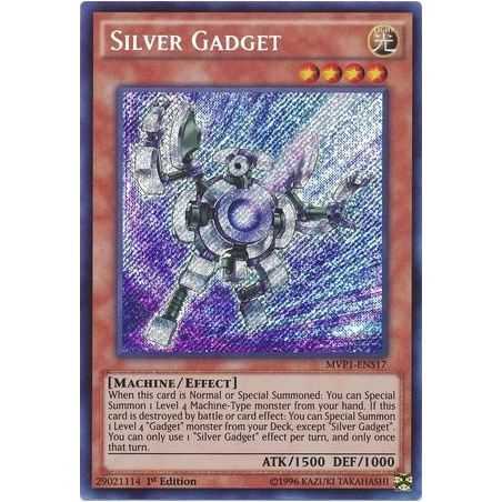 Silver Gadget (Secret Rare) – Movie Pack Secret Edition | Carta YUGIOH en México