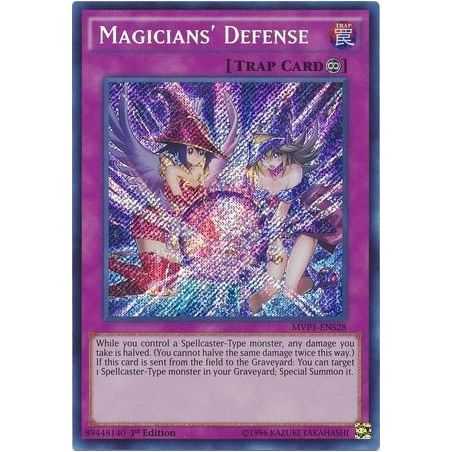 Magician's Defense (Secret Rare) – Movie Pack Secret Edition | Carta YUGIOH en México