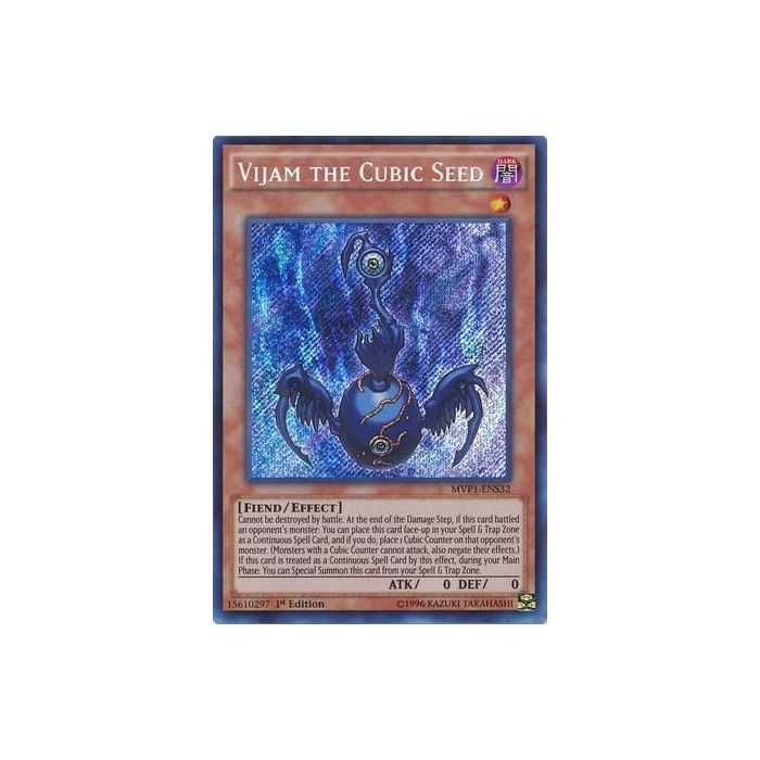 Vijam the Cubic Seed (Secret Rare) – Movie Pack Secret Edition | Carta YUGIOH en México