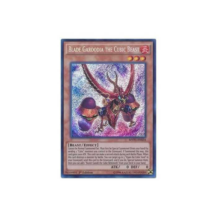 Blade Garoodia the Cubic Beast (Secret Rare) – Movie Pack Secret Edition | Carta YUGIOH en México