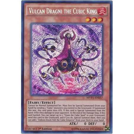 Vulcan Dragnin the Cubic King (Secret Rare) – Movie Pack Secret Edition | Carta YUGIOH en México