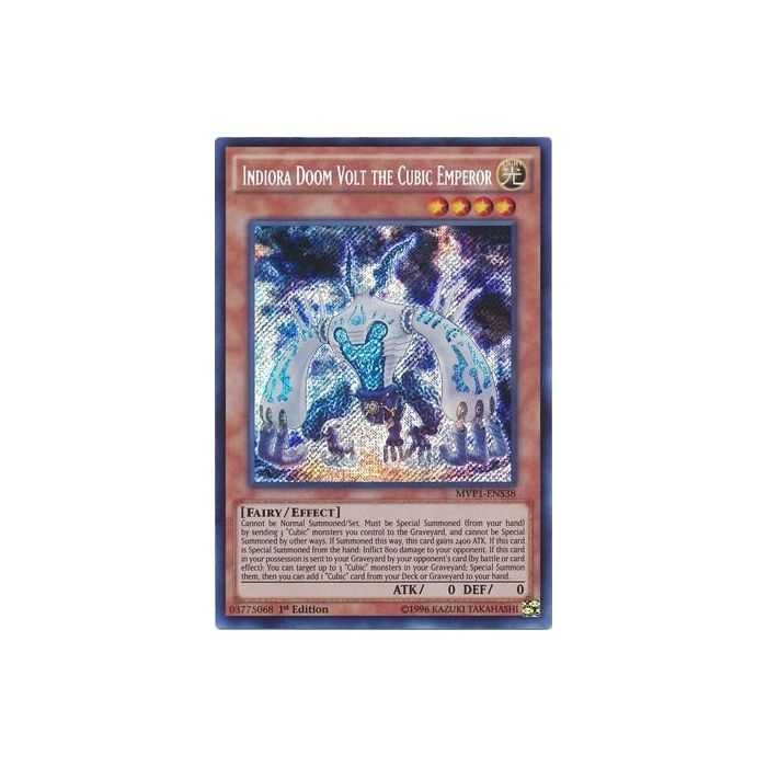 Indiora Doom Volt the Cubic Emperor (Secret Rare) – Movie Pack Secret Edition | Carta YUGIOH en México