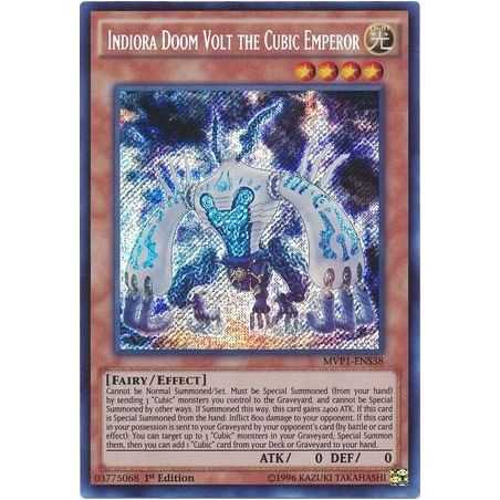 Indiora Doom Volt the Cubic Emperor (Secret Rare) – Movie Pack Secret Edition | Carta YUGIOH en México
