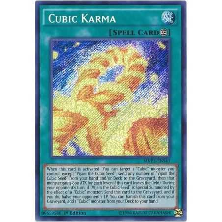 Cubic Karma (Secret Rare) – Movie Pack Secret Edition | Carta YUGIOH en México