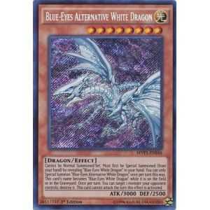 Blue-Eyes Alternative White Dragon (Secret Rare) – Movie Pack Secret Edition | Carta YUGIOH en México