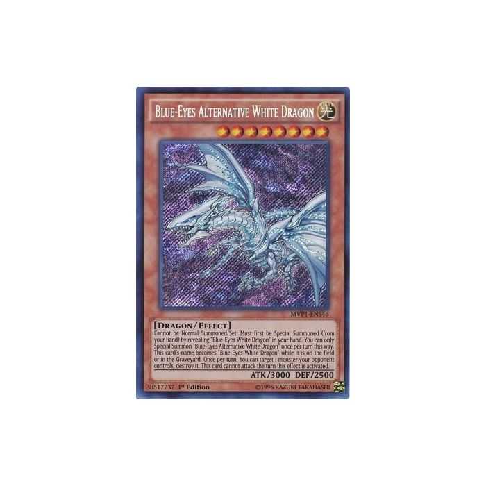 Blue-Eyes Alternative White Dragon (Secret Rare) – Movie Pack Secret Edition | Carta YUGIOH en México
