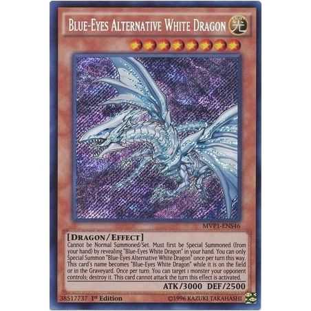 Blue-Eyes Alternative White Dragon (Secret Rare) – Movie Pack Secret Edition | Carta YUGIOH en México