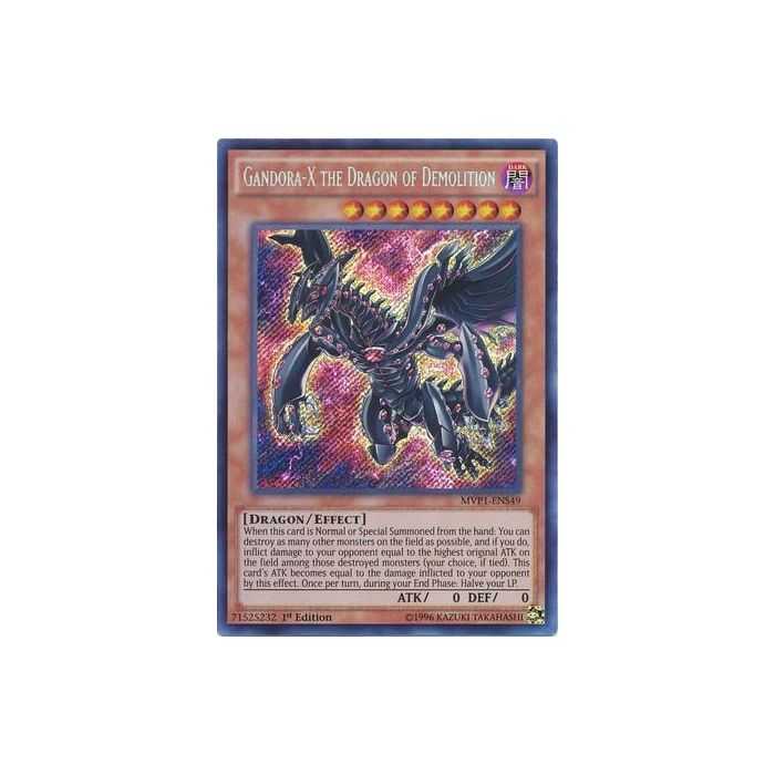 Gandora-X the Dragon of Demolition (Secret Rare) – Movie Pack Secret Edition | Carta YUGIOH en México