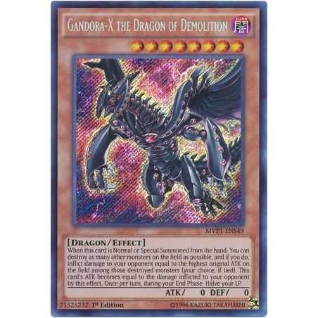 Gandora-X the Dragon of Demolition (Secret Rare) – Movie Pack Secret Edition | Carta YUGIOH en México