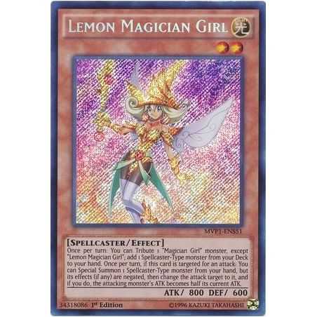 Lemon Magician Girl (Secret Rare) – Movie Pack Secret Edition | Carta YUGIOH en México