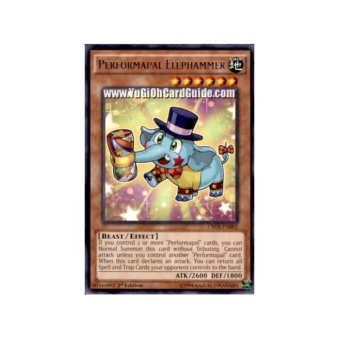 Performapal Elephammer (Rare) – Crossed Souls | Carta YUGIOH en México