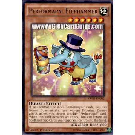 Performapal Elephammer (Rare) – Crossed Souls | Carta YUGIOH en México