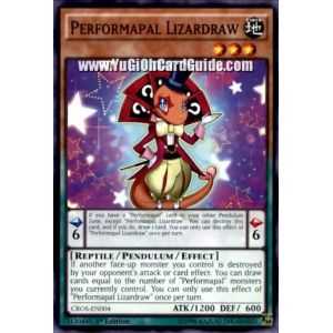 Performapal Lizardraw (Common) – Crossed Souls | Carta YUGIOH en México
