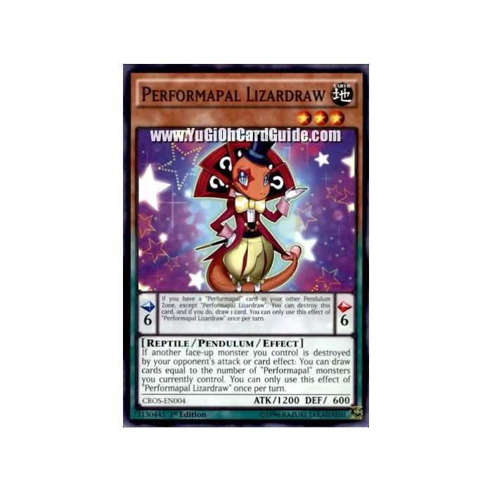 Performapal Lizardraw (Common) – Crossed Souls | Carta YUGIOH en México