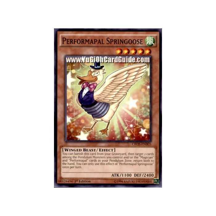 Performapal Springoose (Common) – Crossed Souls | Carta YUGIOH en México
