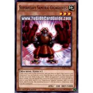 Superheavy Samurai Gigagloves (Common) – Crossed Souls | Carta YUGIOH en México