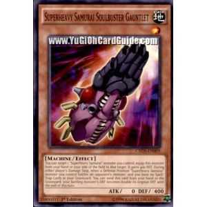 Superheavy Samurai Soulbuster Gauntlet (Common) – Crossed Souls | Carta YUGIOH en México
