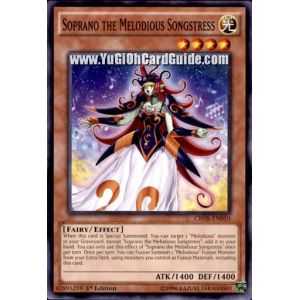 Soprano the Melodious Songstress (Common) – Crossed Souls | Carta YUGIOH en México