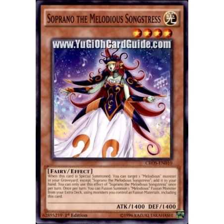 Soprano the Melodious Songstress (Common) – Crossed Souls | Carta YUGIOH en México