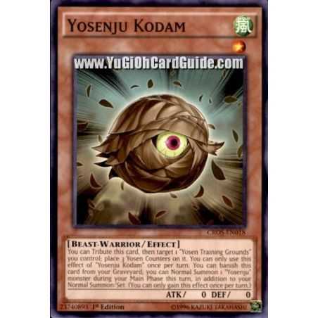 Yosenju Kodam (Common) – Crossed Souls | Carta YUGIOH en México