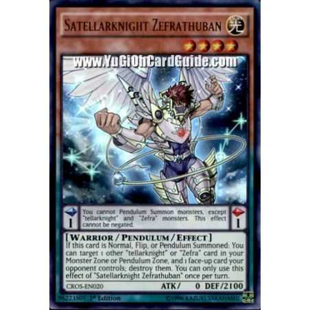 Satellarknight Zefrathuban (Ultra Rare) – Crossed Souls | Carta YUGIOH en México
