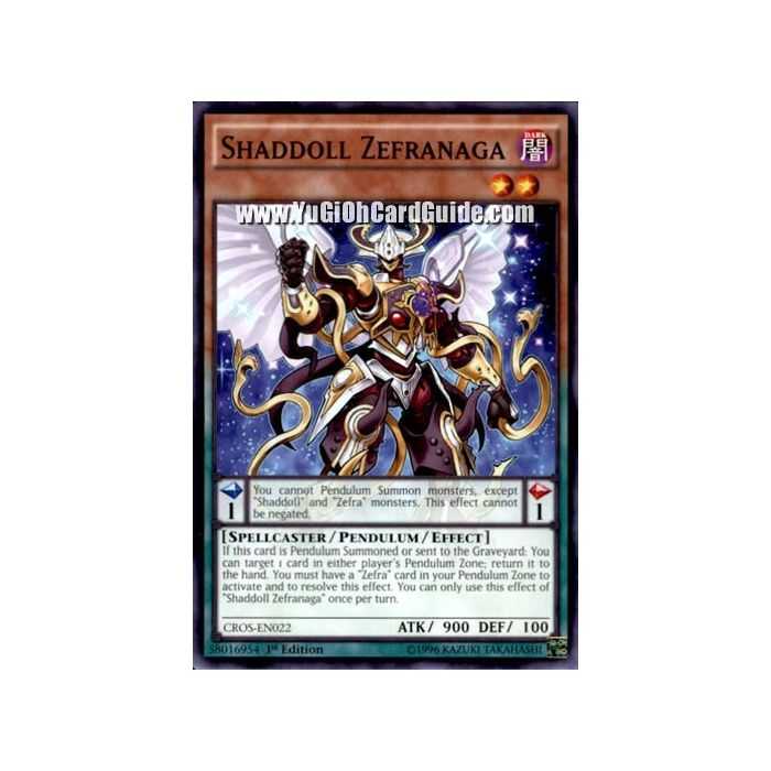 Shaddoll Zefranaga (Common) – Crossed Souls | Carta YUGIOH en México