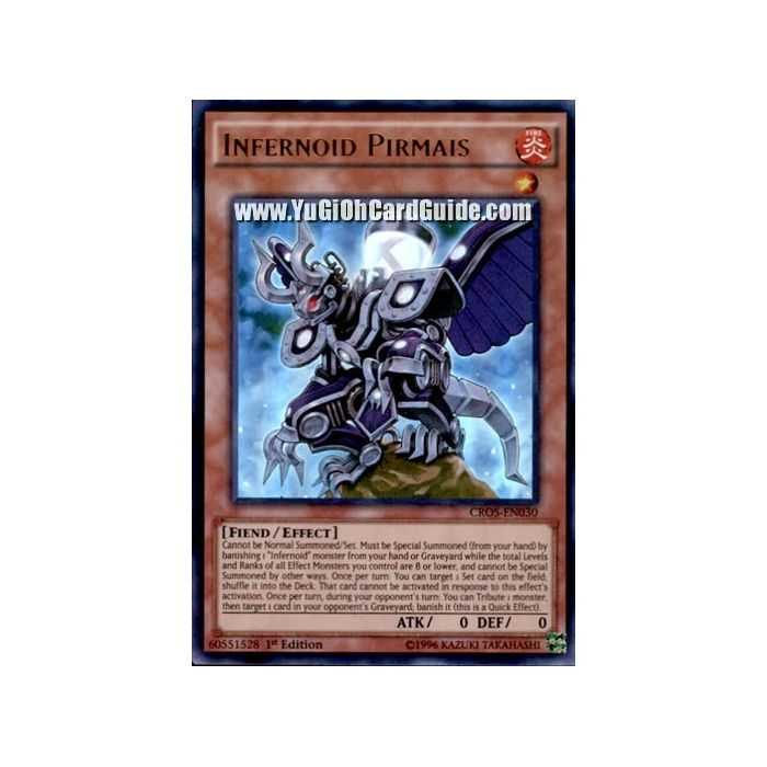 Infernoid Pirmais (Ultra Rare) – Crossed Souls | Carta YUGIOH en México