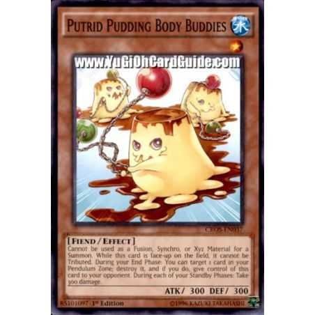 Putrit Pudding Body Buddies (Common) – Crossed Souls | Carta YUGIOH en México