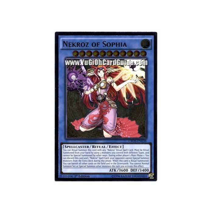 Nekroz of Sophia (Secret Rare) – Crossed Souls | Carta YUGIOH en México