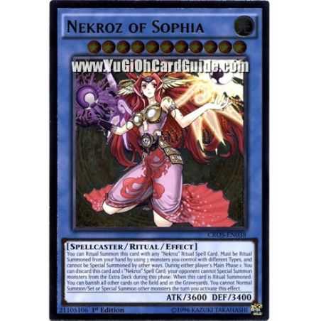 Nekroz of Sophia (Secret Rare) – Crossed Souls | Carta YUGIOH en México