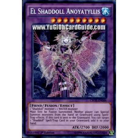 El Shaddoll Anoyatyllis (Secret Rare) – Crossed Souls | Carta YUGIOH en México