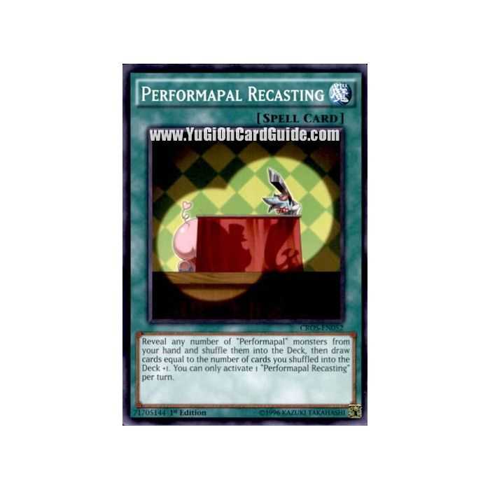 Performapal Recasting (Common) – Crossed Souls | Carta YUGIOH en México