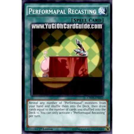 Performapal Recasting (Common) – Crossed Souls | Carta YUGIOH en México