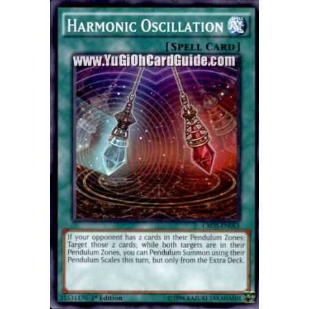 Harmonic Oscillation (Common) – Crossed Souls | Carta YUGIOH en México