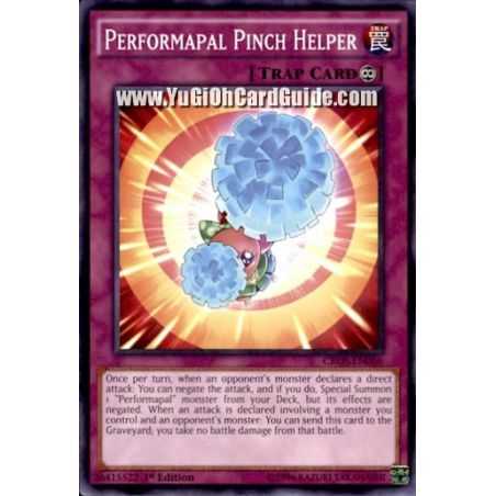Performapal Pinch Helper (Common) – Crossed Souls | Carta YUGIOH en México