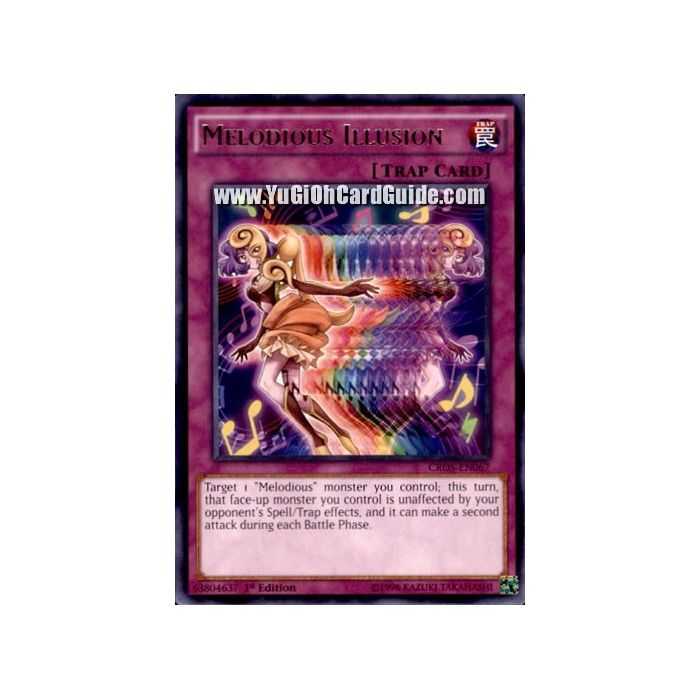 Melodious Illusion (Rare) – Crossed Souls | Carta YUGIOH en México