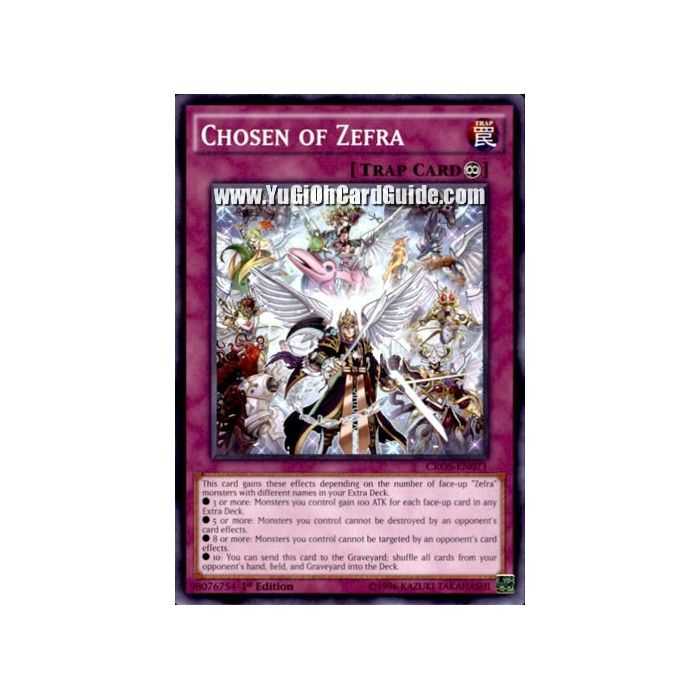 Chosen of Zefra (Common) – Crossed Souls | Carta YUGIOH en México