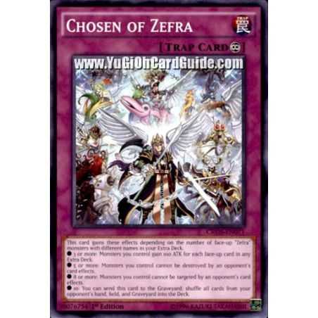 Chosen of Zefra (Common) – Crossed Souls | Carta YUGIOH en México