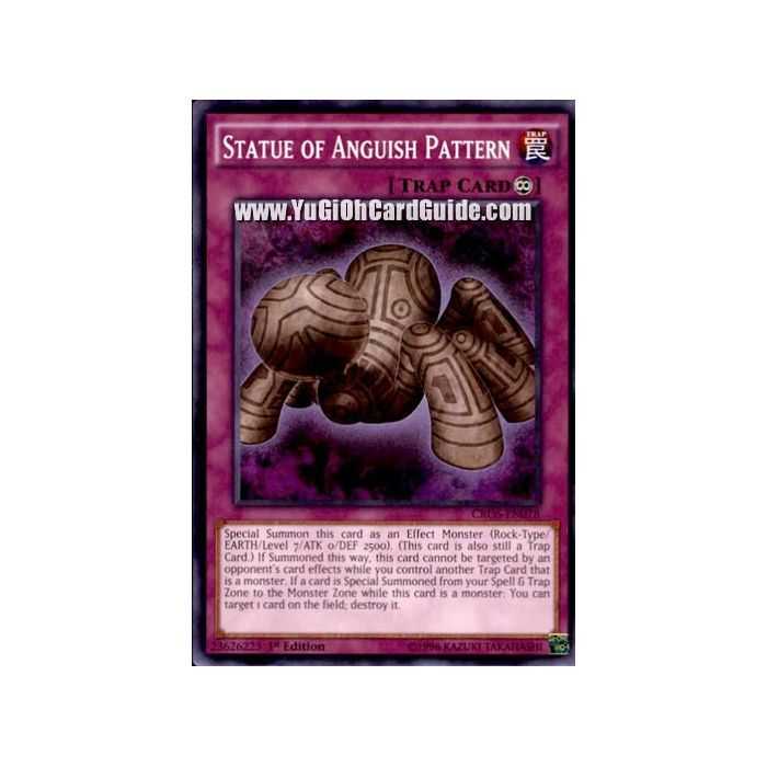 Statue of Anguish Pattern (Common) – Crossed Souls | Carta YUGIOH en México