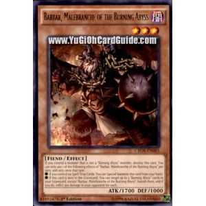 Barbar, Malebranche of the Burning Abyss (Rare) – Crossed Souls | Carta YUGIOH en México