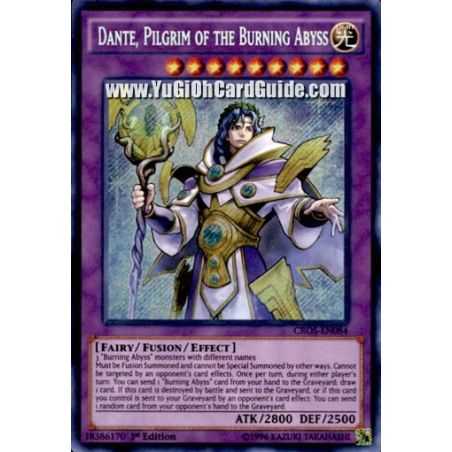 Dante, Pilgrim of the Burning Abyss (Secret Rare) – Crossed Souls | Carta YUGIOH en México