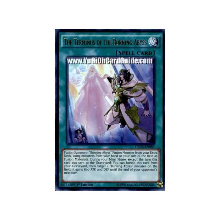 The Terminus of the Burning Abyss (Ultra Rare) – Crossed Souls | Carta YUGIOH en México