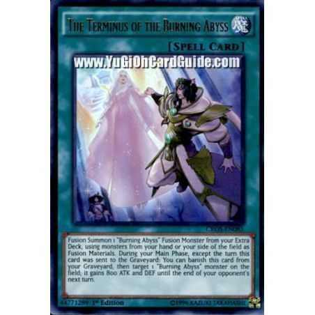 The Terminus of the Burning Abyss (Ultra Rare) – Crossed Souls | Carta YUGIOH en México
