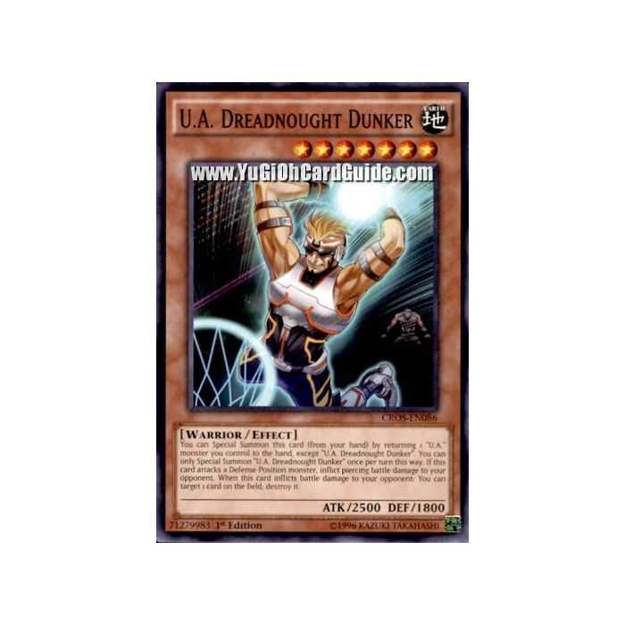 U.A. Dreadnought Dunker (Common) – Crossed Souls | Carta YUGIOH en México