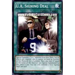 U.A. Signing Deal (Common) – Crossed Souls | Carta YUGIOH en México